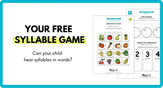 A fun (and free) way to build syllable awareness