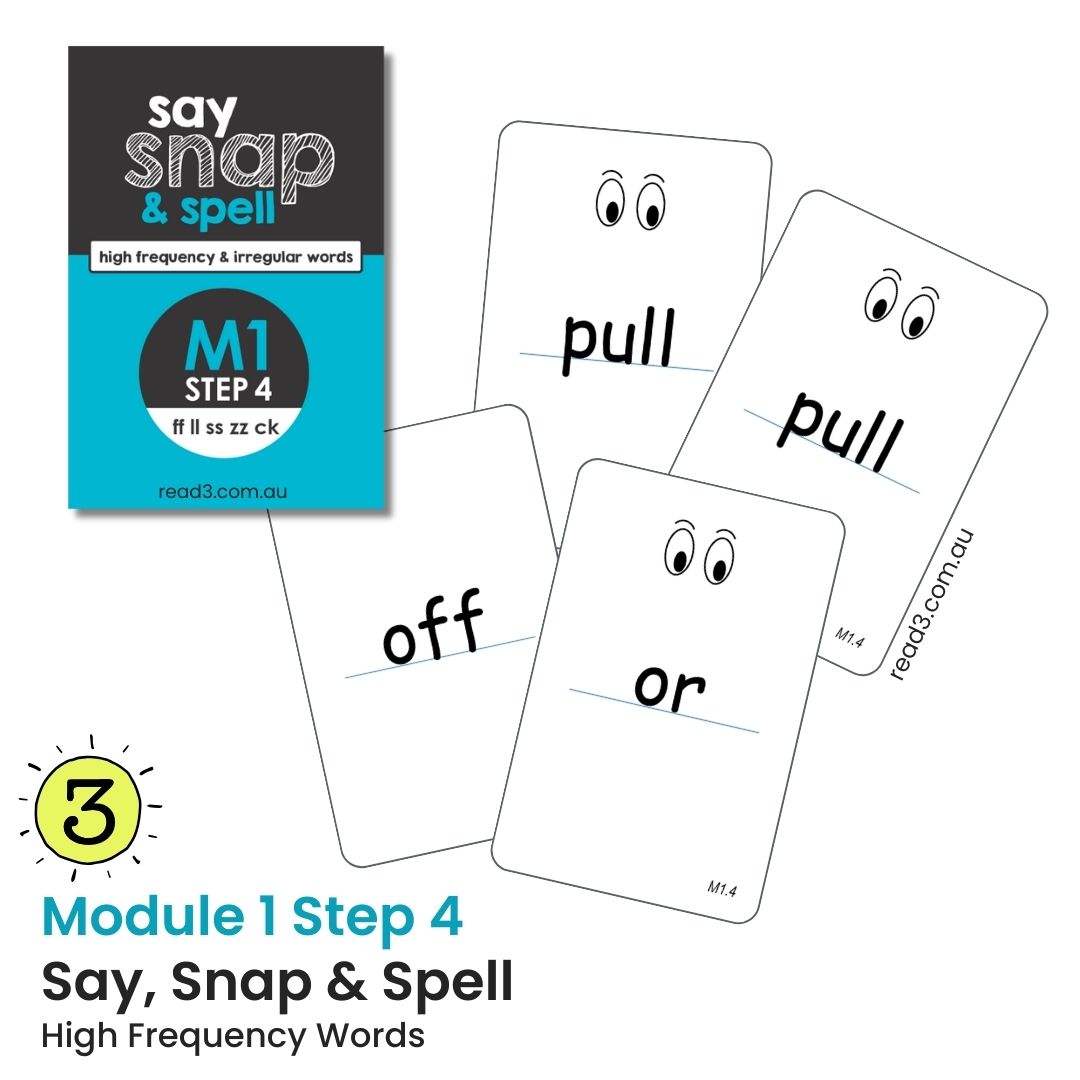 Say, Snap & Spell | High Frequency Words | Module 1 Complete