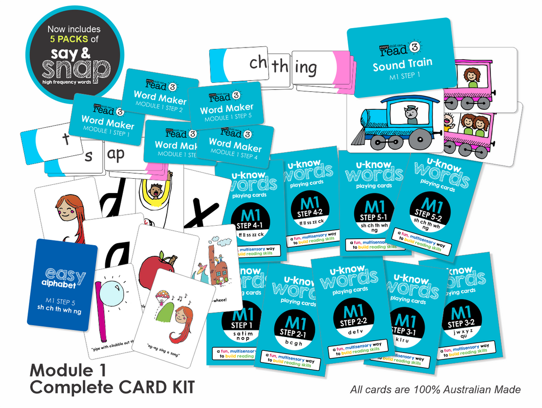 Read3 Parent Card Kit | Complete Module 1