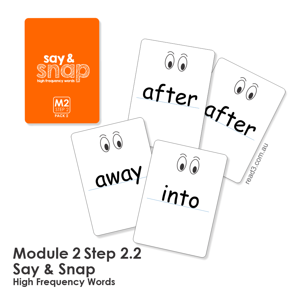 Say & Snap | High Frequency Words | Module 2 Complete