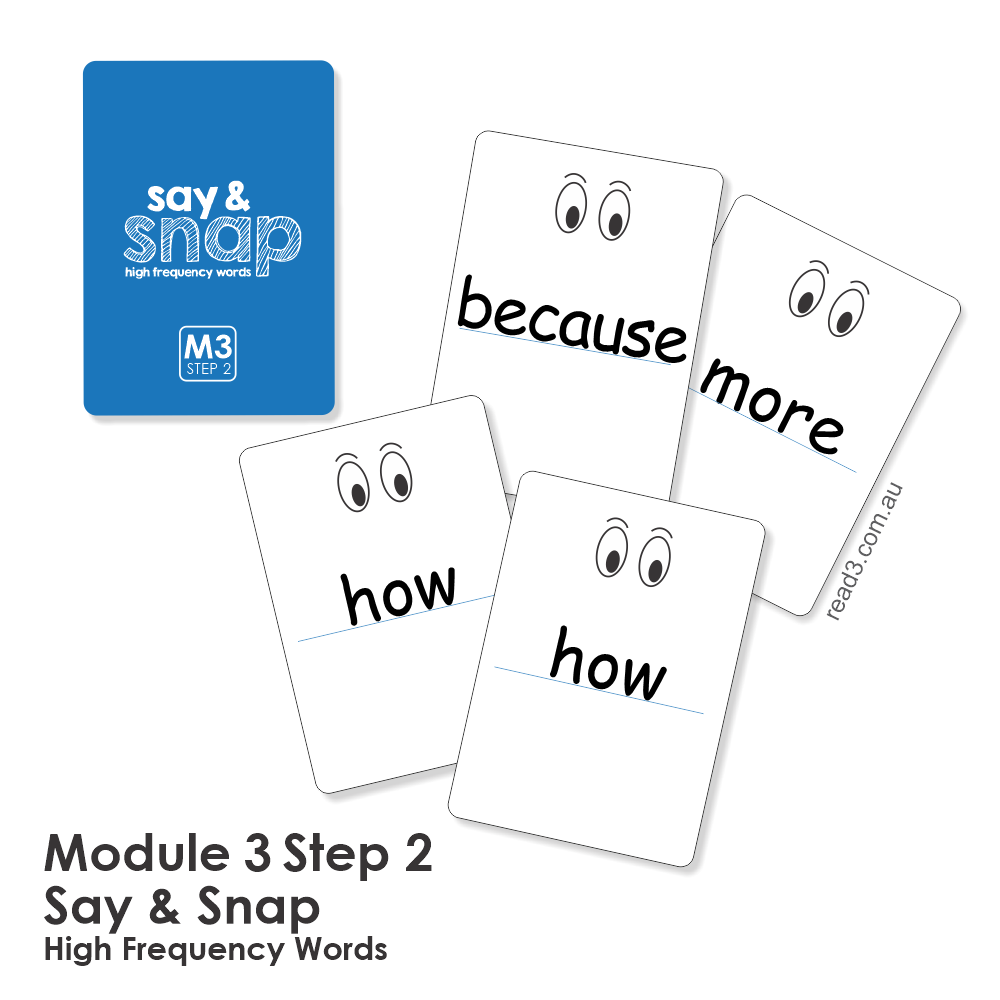 Say & Snap | High Frequency Words | Module 3 Complete