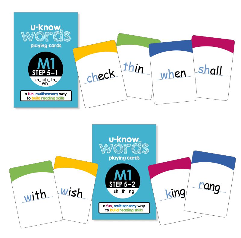 U-Know Words Card Game | Module 1 | Step 5 (2-Pack Set)