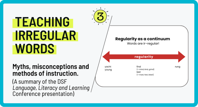 Best practice for teaching irregular words