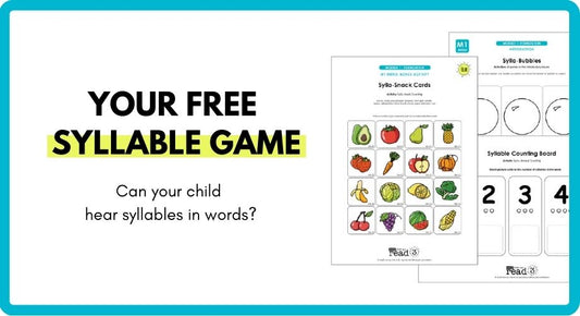 A fun (and free) way to build syllable awareness