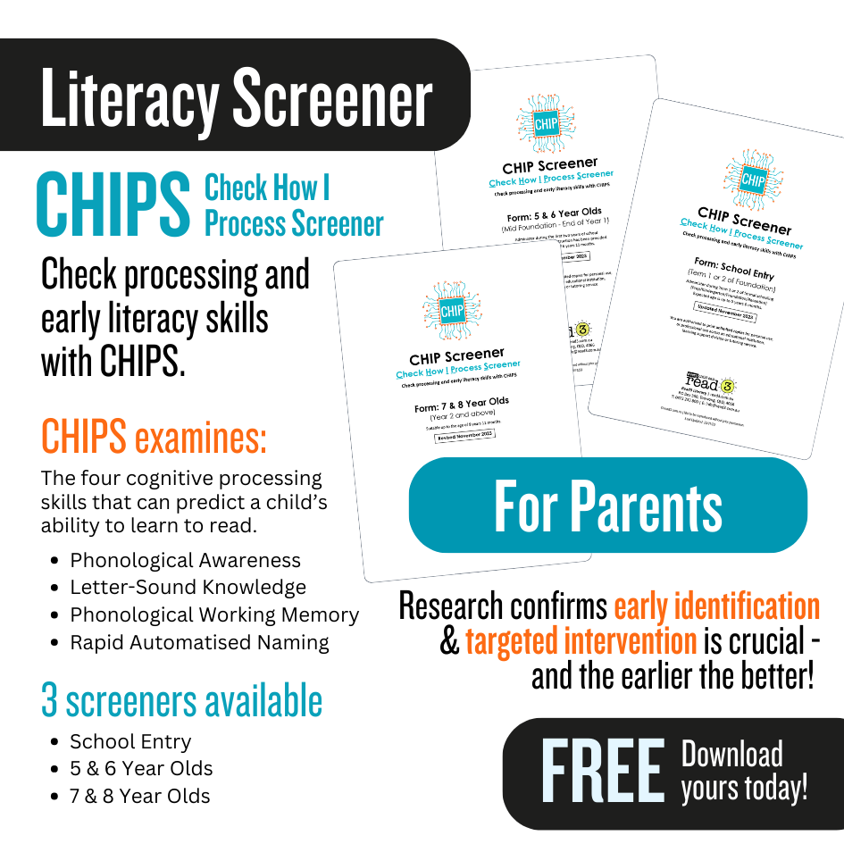 CHIPS Early Literacy Screener (Parent Use)