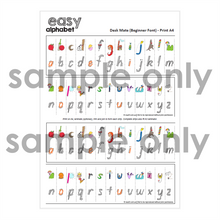 Load image into Gallery viewer, Easy Alphabet Desk Mate | Digital Download
