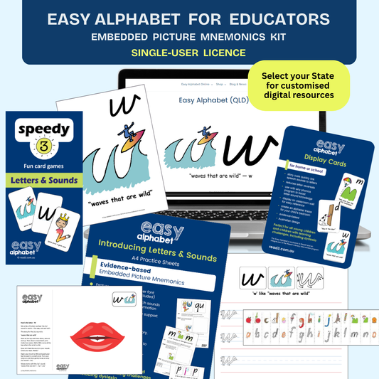 Easy Alphabet For Educators | Digital Single-User Licence