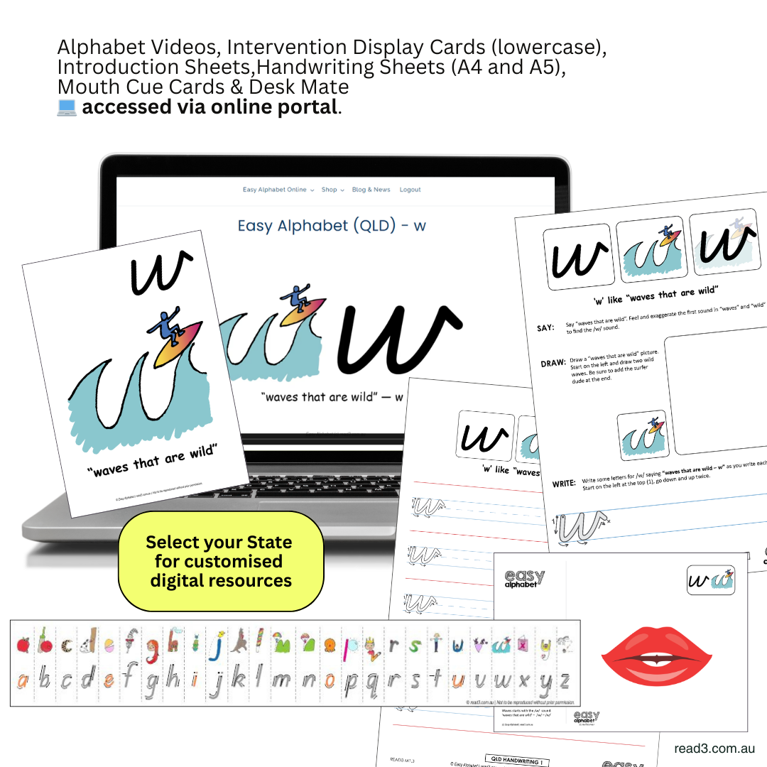 Easy Alphabet For Speech Pathologists | Digital Single-User Licence