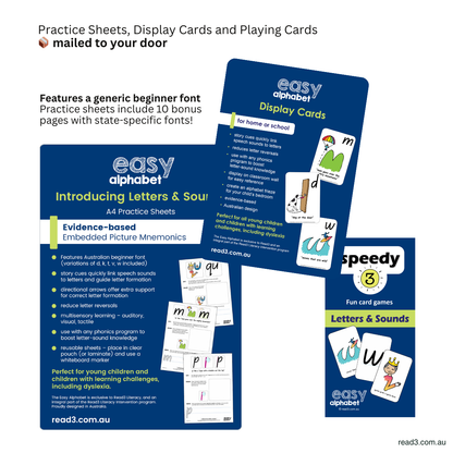 Easy Alphabet For Speech Pathologists | Digital Single-User Licence