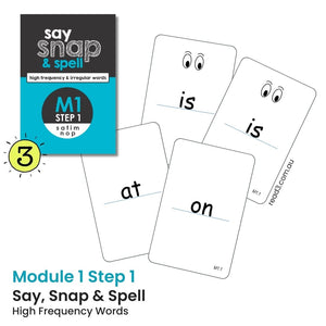 Say, Snap & Spell | High Frequency Words | Module 1 Complete