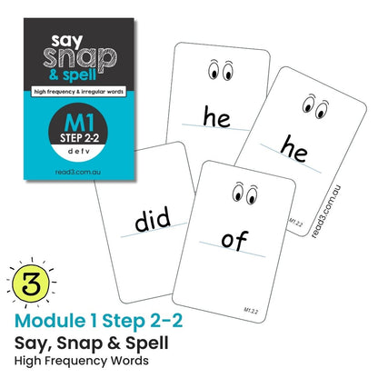 Say, Snap & Spell | Module 1 | Steps 2 & 3 Updated