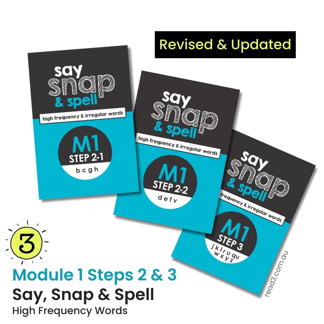 Say, Snap & Spell | Module 1 | Steps 2 & 3 Updated