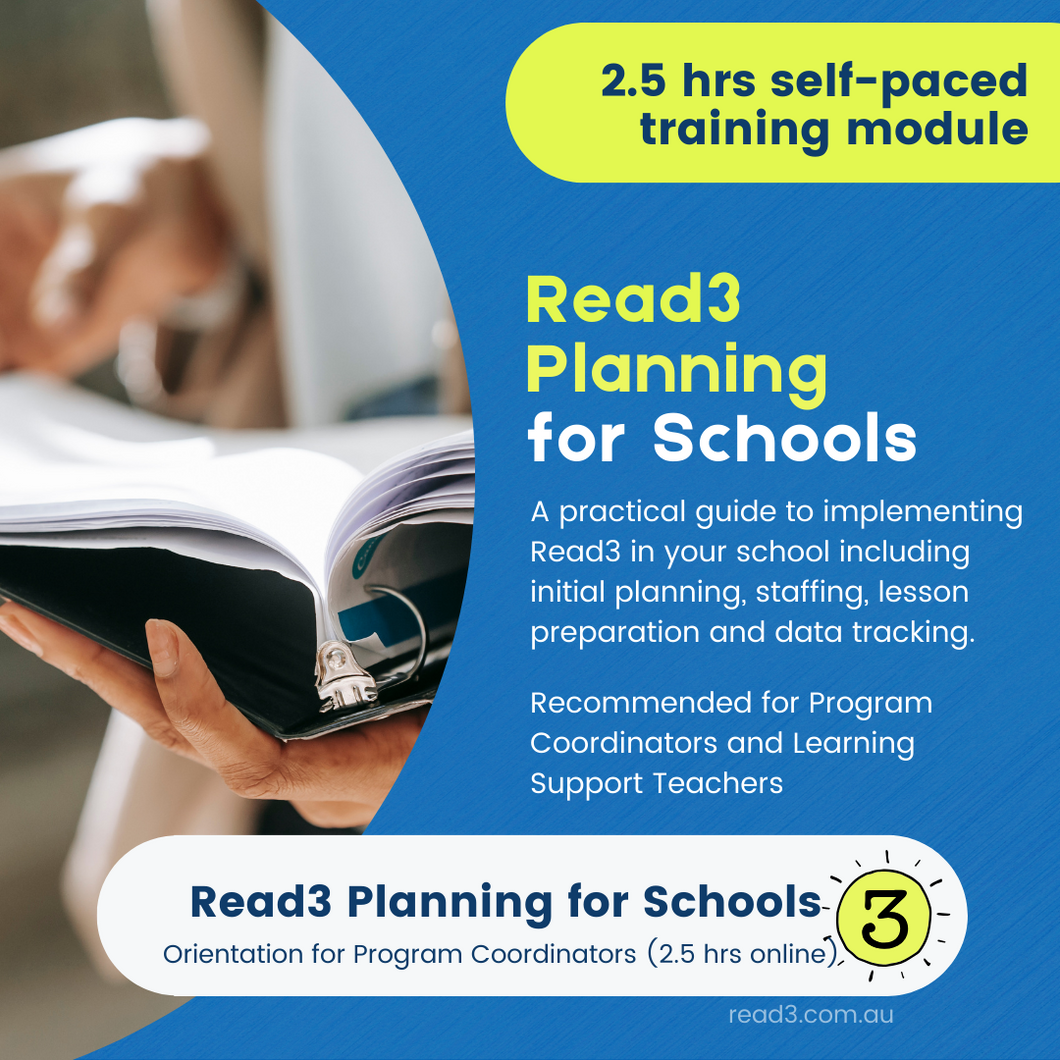Read3 Planning for Schools | Self-Paced