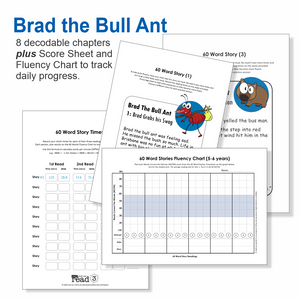 60 Word Stories | 3.1 | CCVCC | Brad the Bull Ant