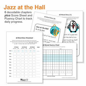 60 Word Stories | 1.4 | CVC | Jazz At The Hall