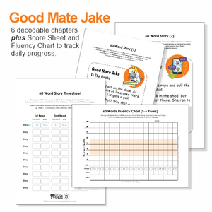 60 Word Stories | 2.1 | CVCe - Silent e | Good Mate Jake