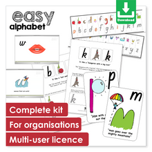 Load image into Gallery viewer, Embedded Mnemonics | Easy Alphabet Complete Kit | Multi-User | Digital Download
