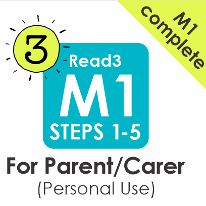 Read3 literacy intervention program | Module 1 | Steps 1-5 | COMPLETE |  Parent