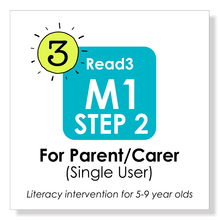 Load image into Gallery viewer, Read3 literacy intervention program | Module 1 | STEP 2 | Parent

