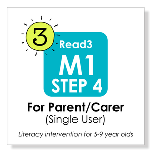 Read3 literacy intervention program | Module 1 | STEP 4 | Parent