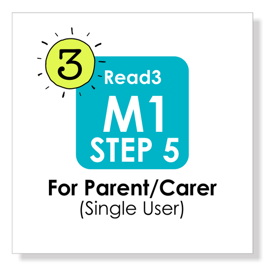 Read3 literacy intervention program | Module 1 | STEP 5 | Parent