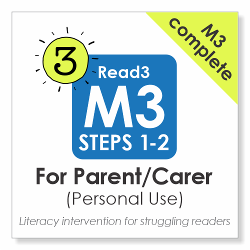 Read3 literacy intervention program | Module 3 | Steps 1-2 | COMPLETE | Parent