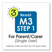 Load image into Gallery viewer, Read3 literacy intervention program | Module 3 | STEP 1 | Parent
