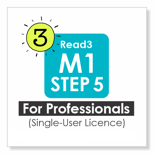 Read3 literacy intervention program | Module 1 | STEP 5 | Single-User Licence | PROFESSIONAL