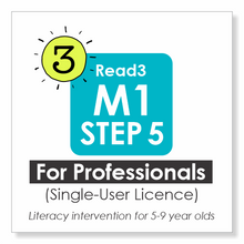 Load image into Gallery viewer, Read3 literacy intervention program | Module 1 | STEP 5 | Single-User Licence | PROFESSIONAL
