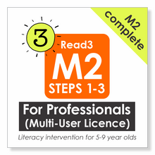 Load image into Gallery viewer, Read3 literacy intervention program | Module 2 | Multi-User Licence | PROFESSIONAL
