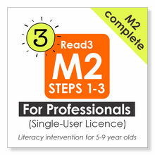 Load image into Gallery viewer, Read3 literacy intervention program | Module 2 | PROFESSIONAL | Single-User Licence
