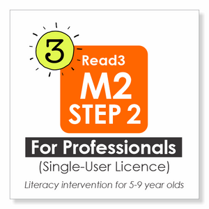 Read3 literacy intervention program | Module 2 | STEP 2 | Single-User Licence | PROFESSIONAL