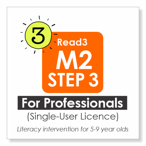 Read3 literacy intervention program | Module 2 | STEP 3 | Single-User Licence | PROFESSIONAL