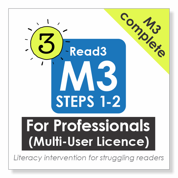 Read3 literacy intervention program | Module 3 | Multi-User Licence | PROFESSIONAL