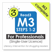 Load image into Gallery viewer, Read3 literacy intervention program | Module 3 | PROFESSIONAL | Single-User Licence
