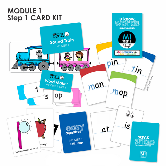 Read3 Parent Card Kit | Module 1 | Step 1