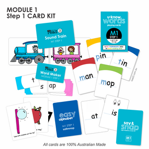 Read3 Parent Card Kit | Module 1 | Step 1