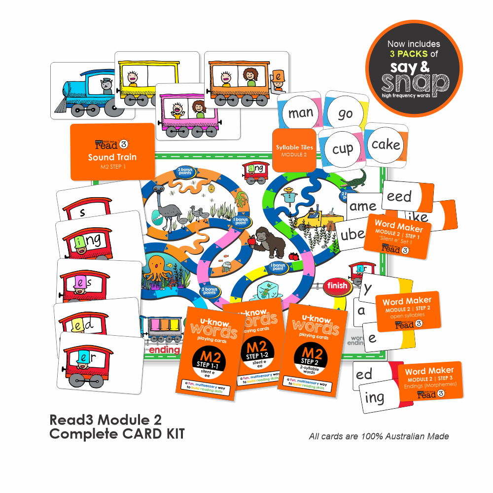 Read3 Parent Card Kit | Complete Module 2