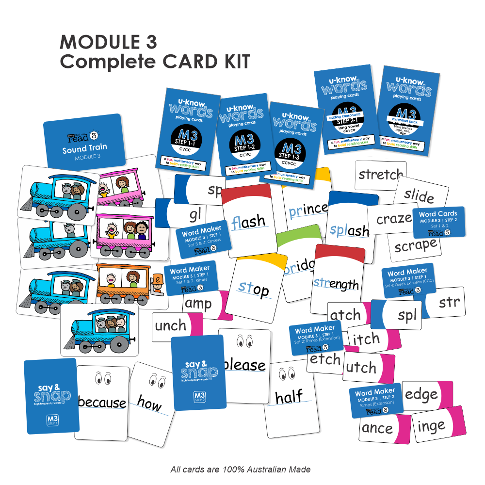 Read3 Parent Card Kit | Complete Module 3