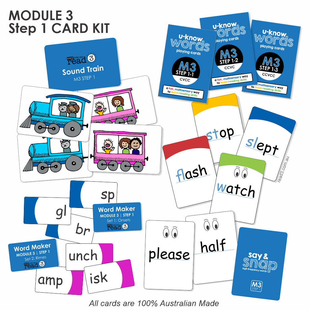 Read3 Parent Card Kit | Module 3 | Step 1