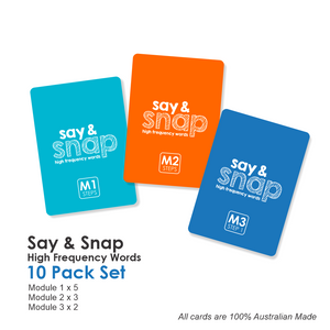 Say & Snap | High Frequency Words | Complete Collection