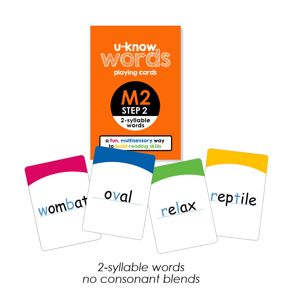 U-Know Words Card Game | Module 2 | Step 2 – Read3