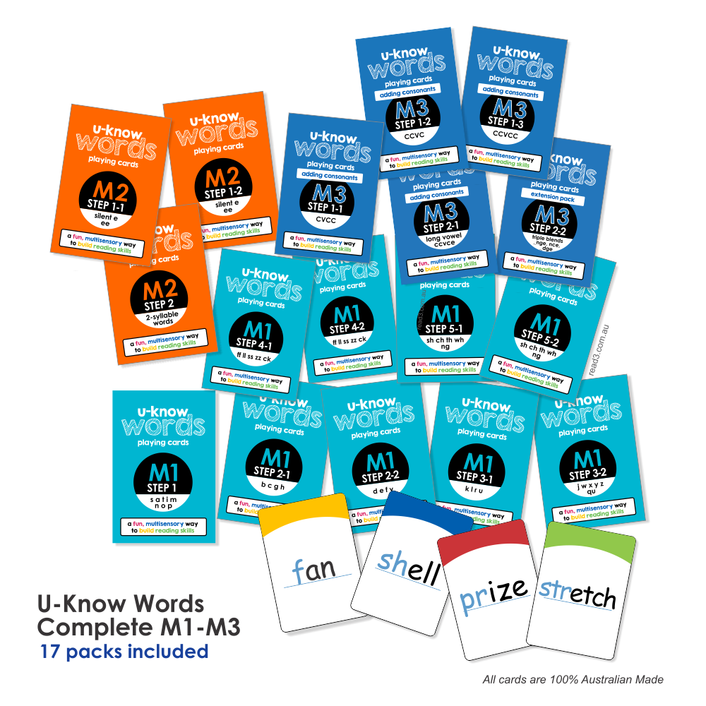 U-Know Words Card Game | Complete Collection