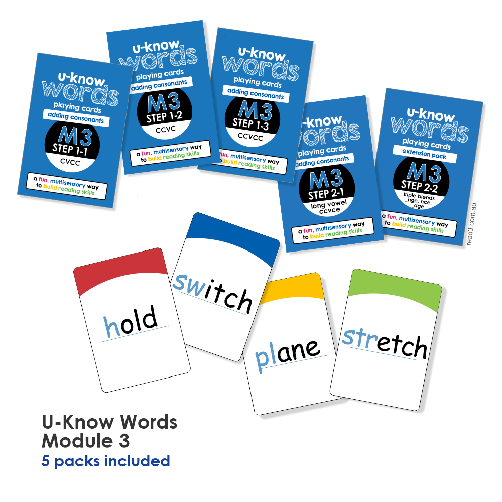 U-Know Words Card Game | Module 3 | Complete