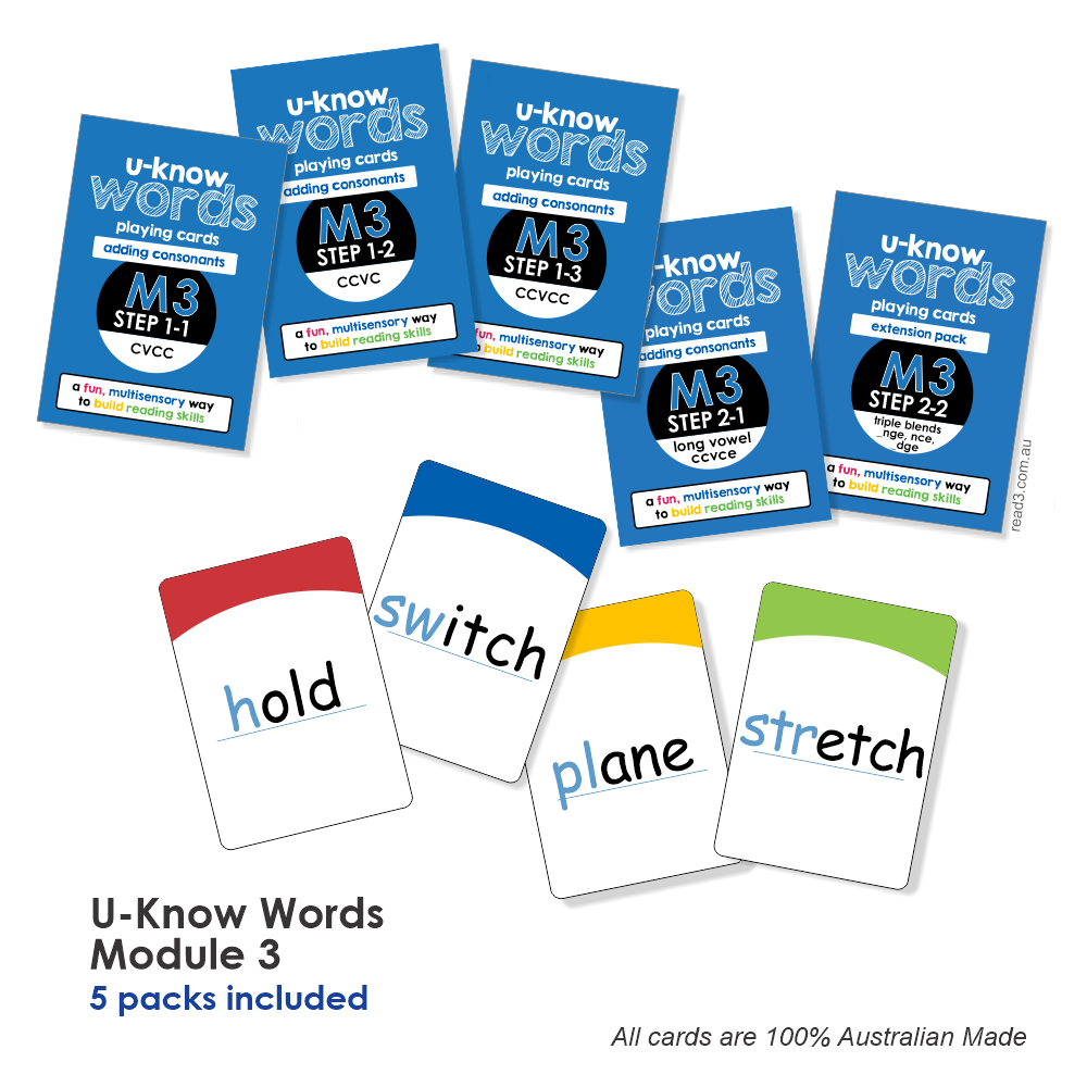U-Know Words Card Game | Module 3 | Complete