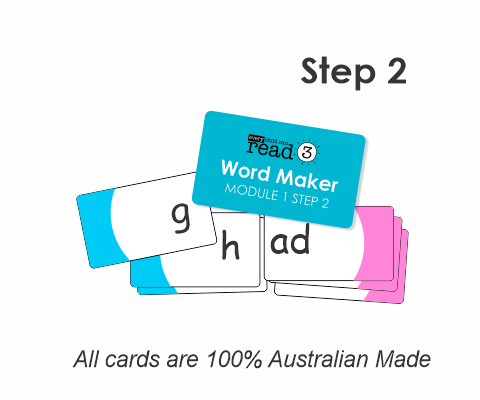 Word Maker Cards | Module 1 | Step 2