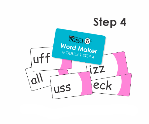 Word Maker Cards | Module 1 | Step 4