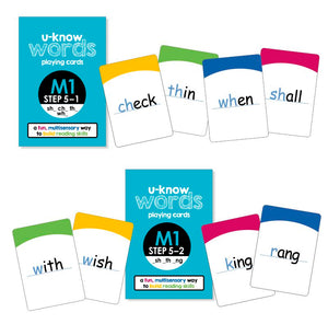 U-Know Words Card Game | Module 1 | Step 5 (2-Pack Set)